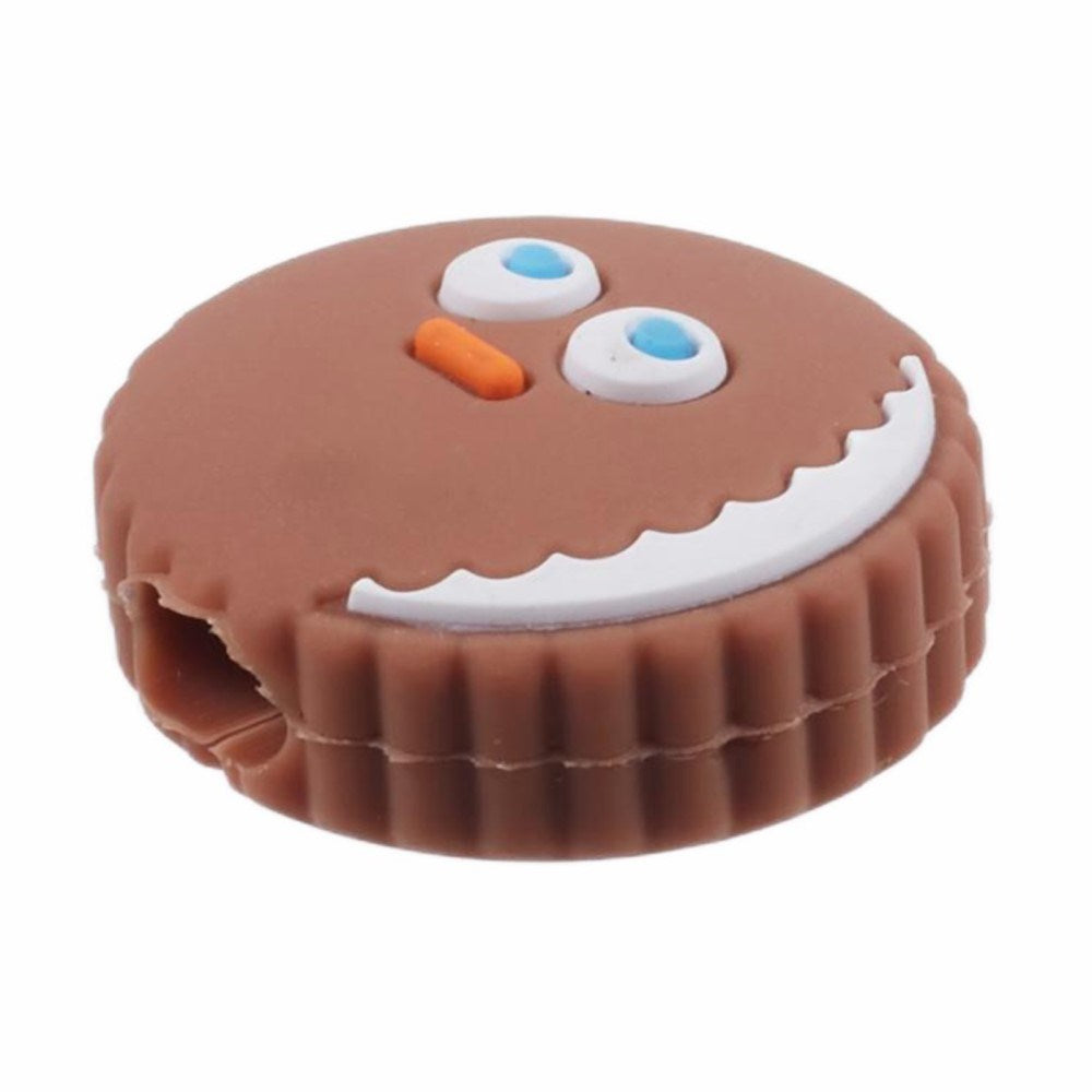 USB-C Kabelbeskytter - Lys Cookie