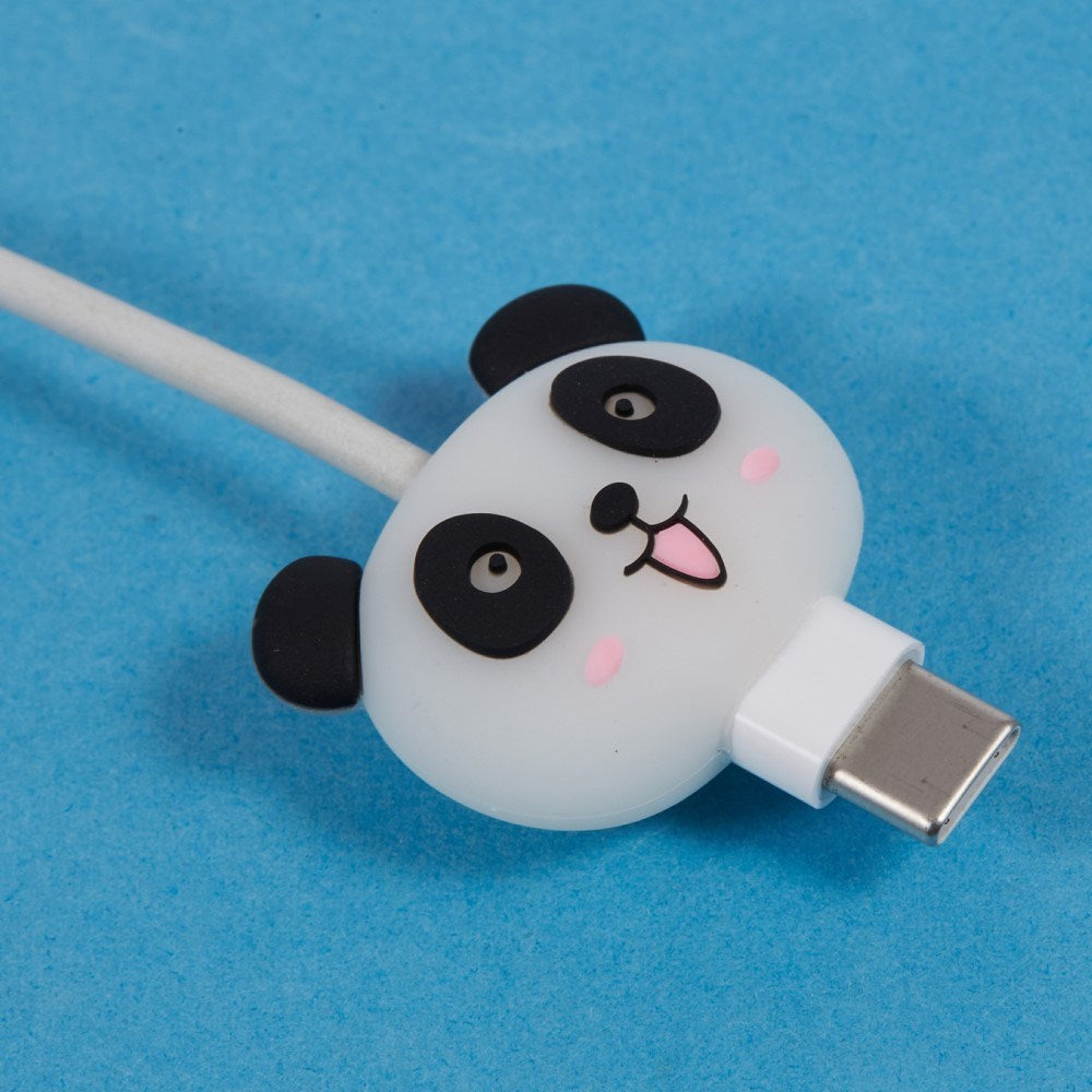 Kabelbeskytter for USB-C Kabel - Glad Panda