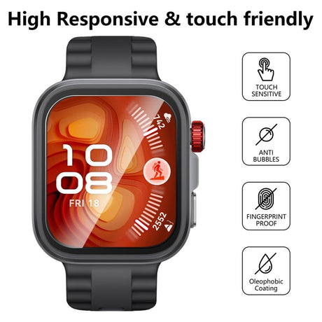 Huawei Watch Fit 4 Pro Beskyttelsesfilm - 3 stk - Gjennomsiktig