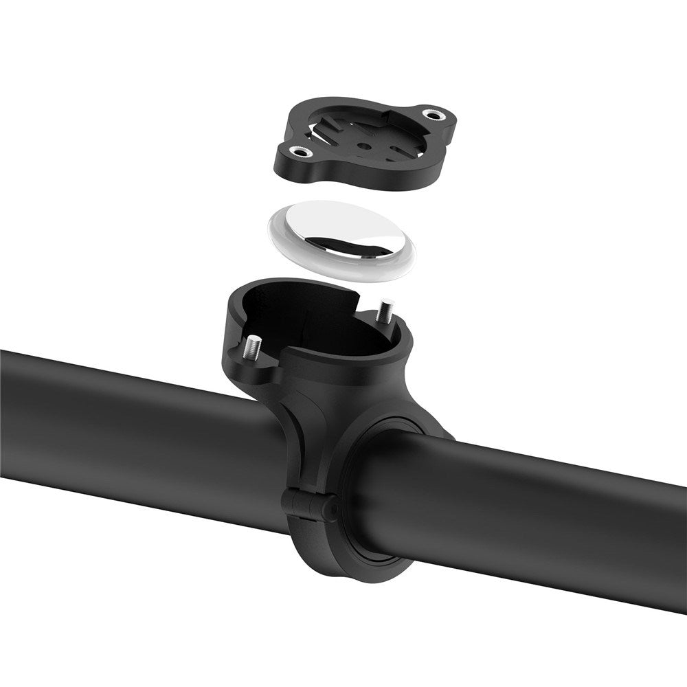 Garmin Edge MTB / 1050 / 840 / 540 Sykkelfeste med Skjult AirTag-Holder - Svart