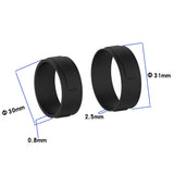 Garmin Edge MTB / 1050 / 840 / 540 Sykkelfeste med Skjult AirTag-Holder - Svart