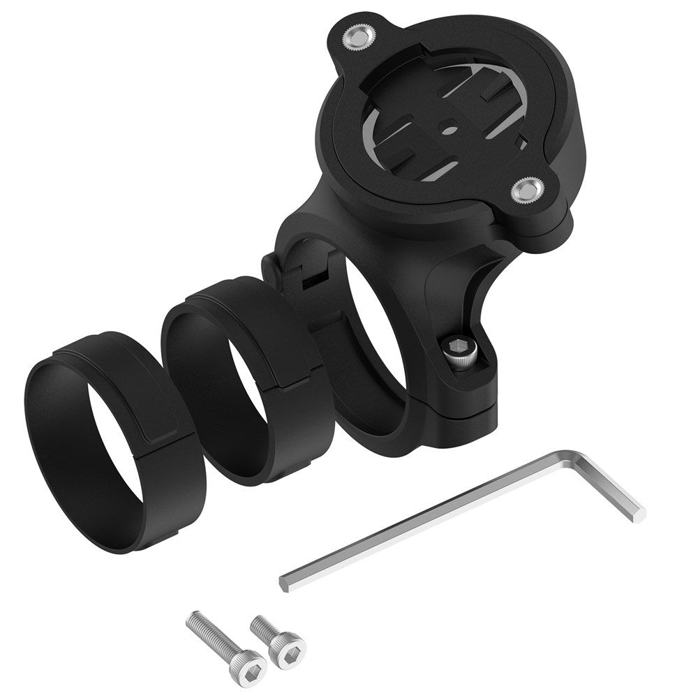 Garmin Edge MTB / 1050 / 840 / 540 Sykkelfeste med Skjult AirTag-Holder - Svart