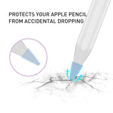 Apple Pencil 1 & 2nd Gen Pen Tip Cover 8 stk. Blå / Svart / Grå / Hvit