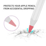 Apple Pencil 1 & 2nd Gen Pen Tip Cover 8 stk. i Lilla / Grønn / Rød / Oransje