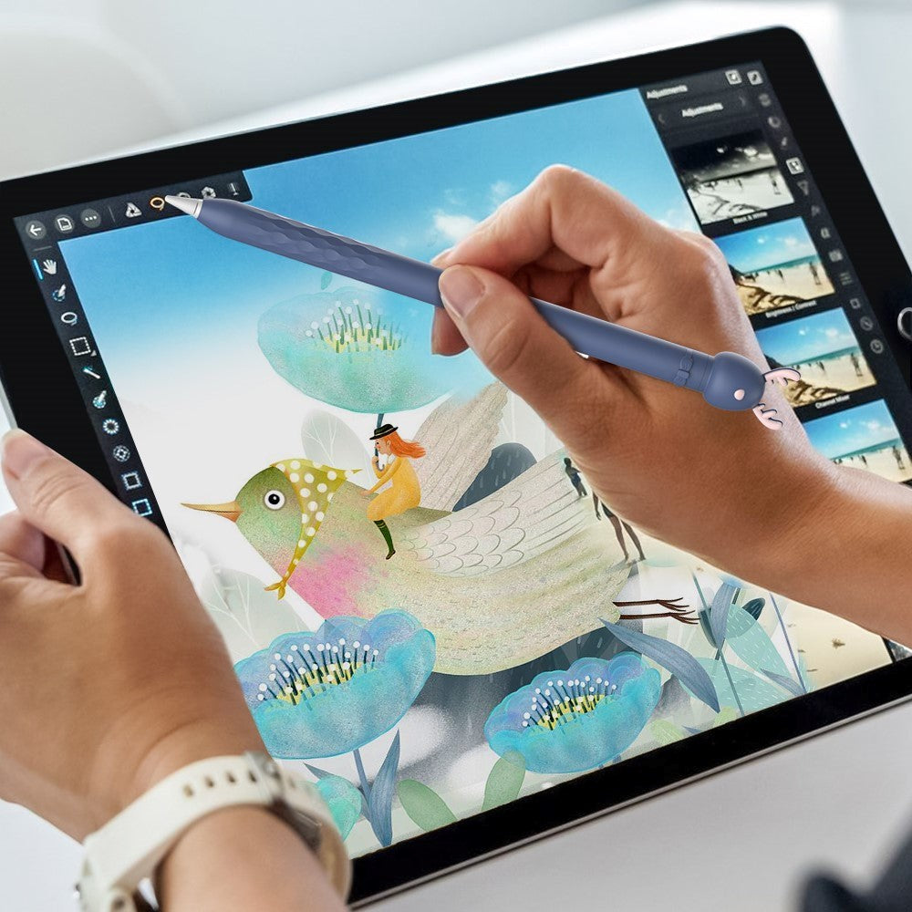 Apple Pencil 1 Gen. Fleksibelt Silikon Deksel m. Motiv - Hjort