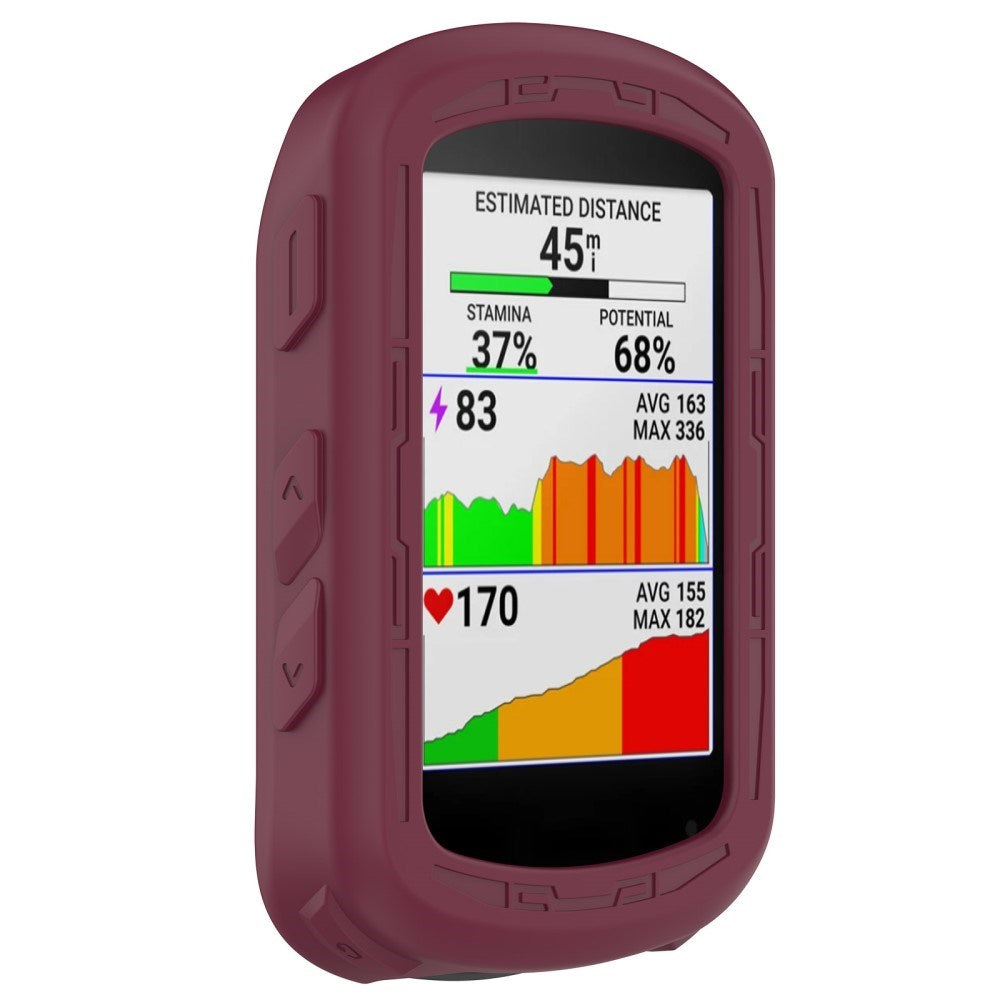 Garmin Edge 840 / 540 Silikon Sykkel Computer Deksel - Rød