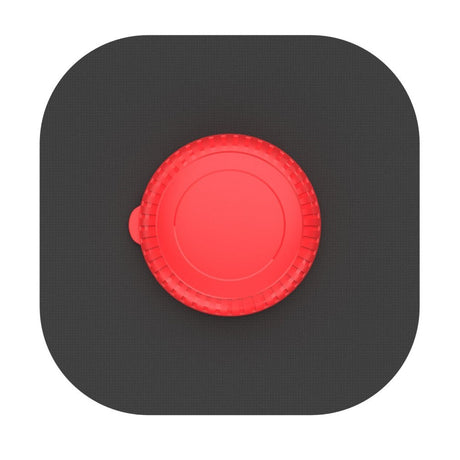 Stick-On Silikon Deksel for AirTag - Rød