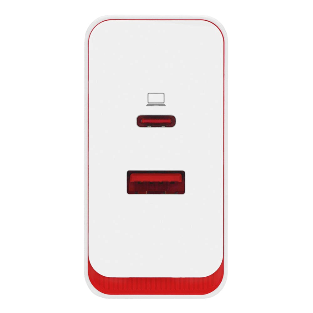 Original OnePlus Supervooc 100W Dual Vegglader USB-C / USB-A med USB-C-Kabel 1 meter - Hvit