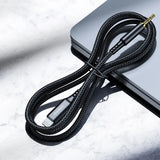 Choetech AUX009 Lightning til 3.5mm Minijack Kabel - 2m - Svart