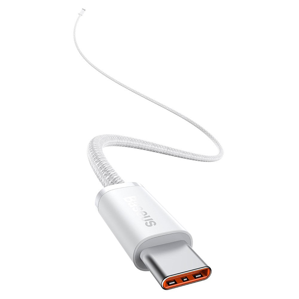 Baseus 100W USB-C til USB-C Kabel - Power Delivery - 1 Meter - Hvit