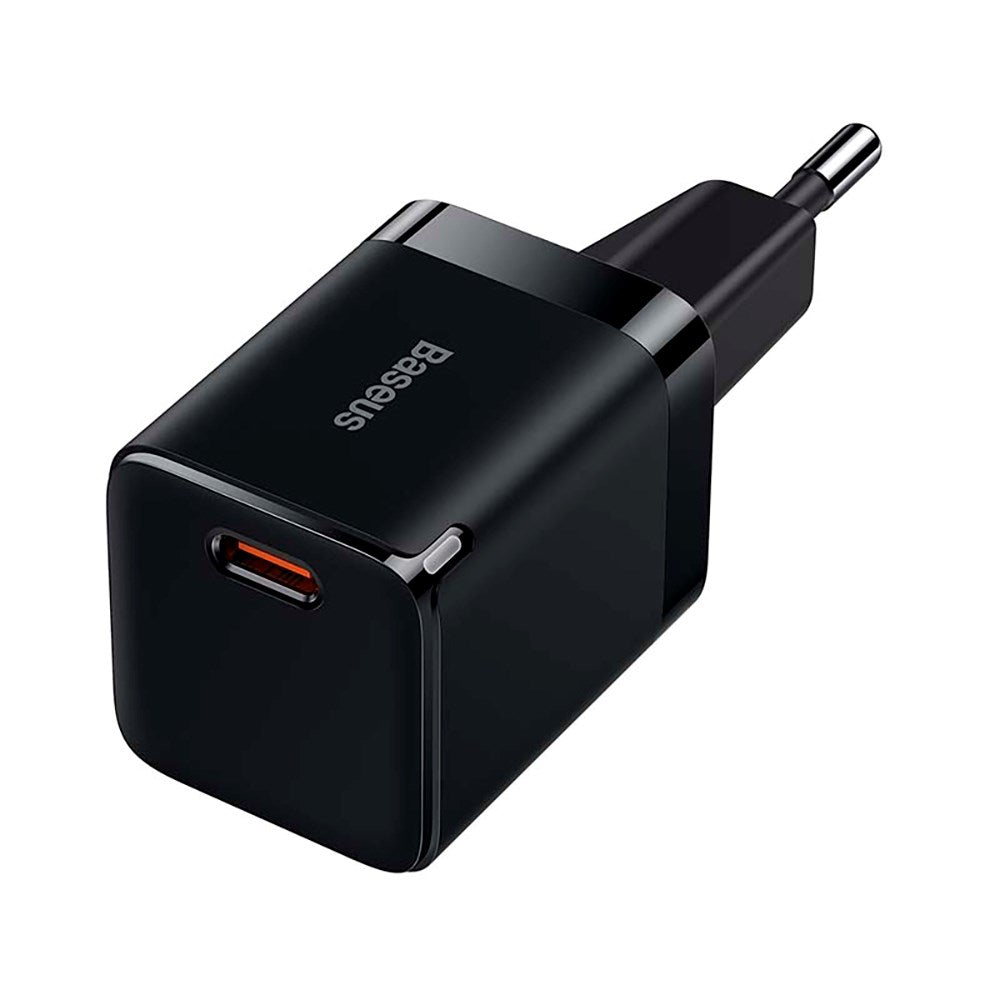 Baseus GAN3 30W Hurtiglader Vegglader med USB-C - Svart