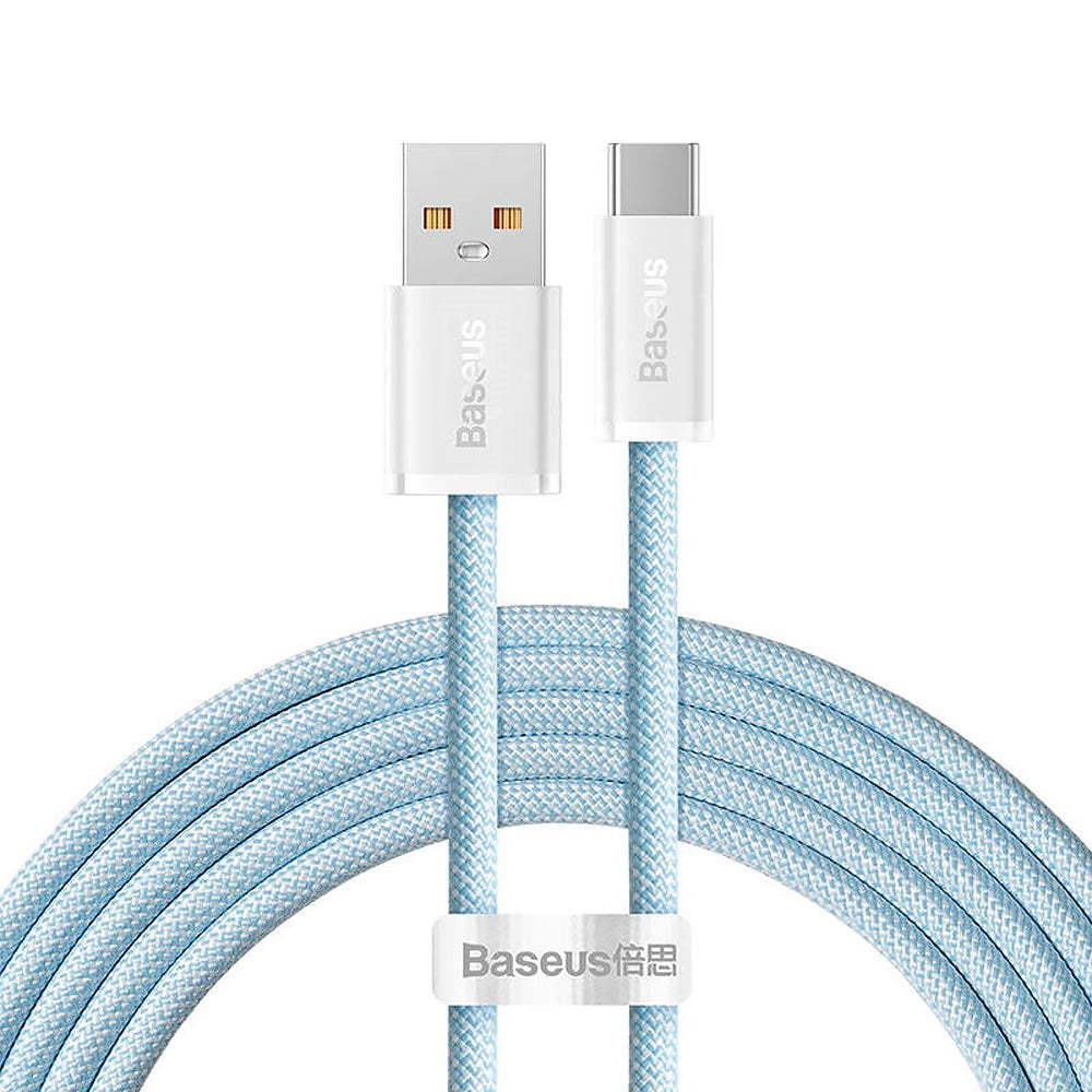 Baseus Dynamic Series 100W USB-A til USB-C Kabel - 2m - Blå