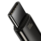 Baseus 100W USB-A til USB-C Kabel 480 Mb/s - 1 m - Svart