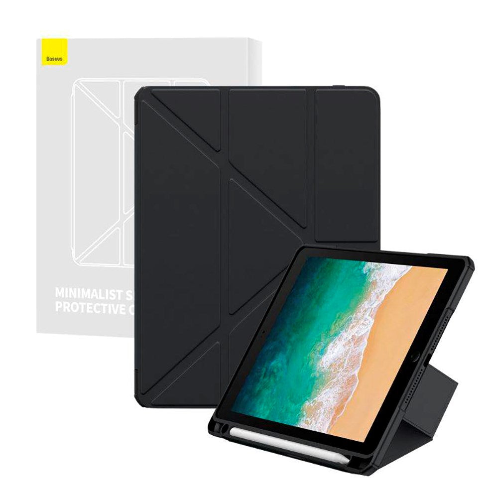 iPad 9.7 (2018-2017) / iPad Air / iPad Air 2 / iPad Pro 9.7 Baseus Minimalist Series Protective Deksel - Svart