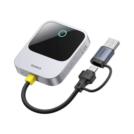 Baseus SafeJourney Trådløs Apple CarPlay Adapter - Grå