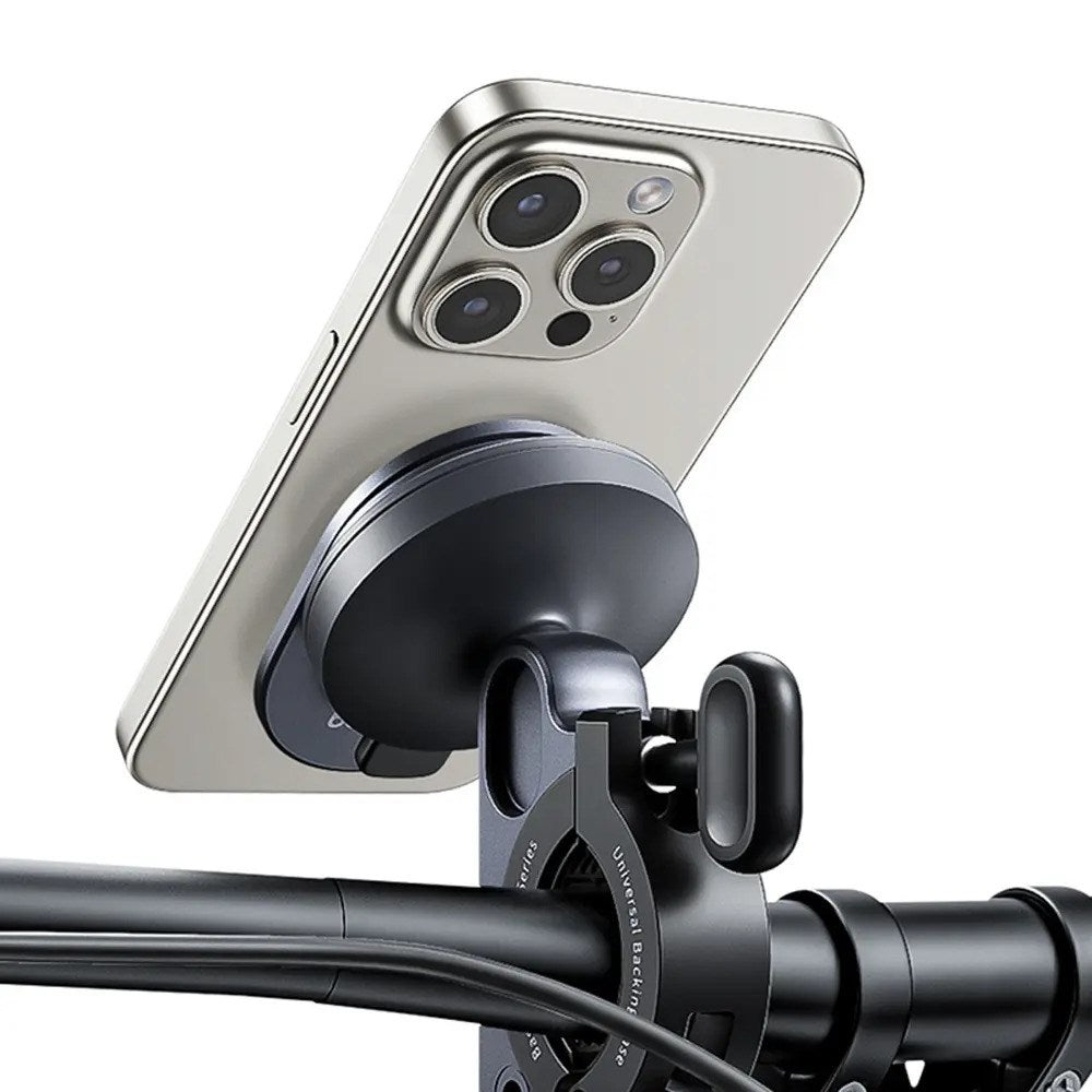 Baseus 2-i-1 PrimeTrip Sykkelstyre Telefonholder & Stativ - Grå