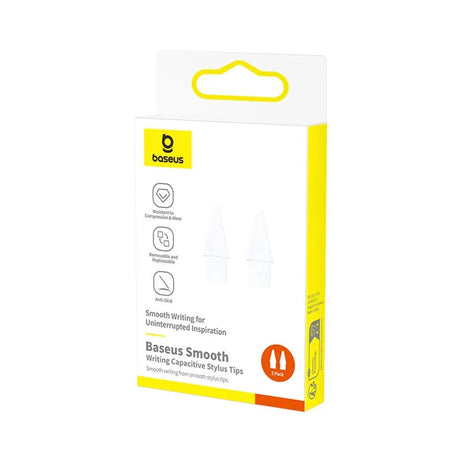 Baseus Stylus Pen-Tupper - 2 stk. - Hvit