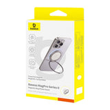 Baseus MagPro II Ring Holder til Mobil m. Støttefunksjon - MagSafe Kompatibel - Titan