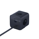 Baseus 67W Strømskinne med 3 x Schuko - 2 USB-C - 1 x USB-A - 1,5m - Grå