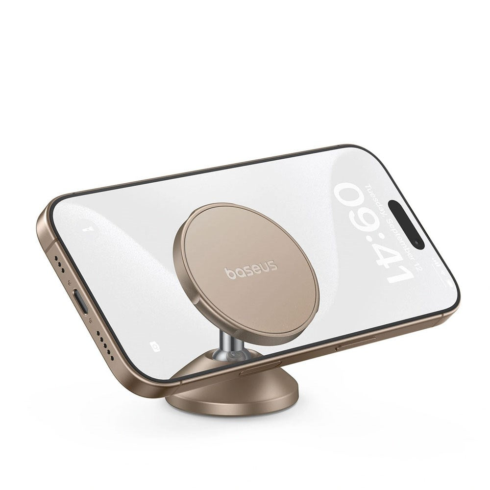 Baseus GoTrip Bilholder - Frontrute / Dashbord - MagSafe Kompatibel - Gull