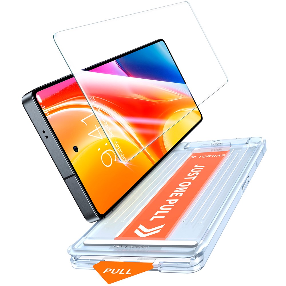 TORRAS Samsung Galaxy S25 Ultra Skjermbeskytter - Herdet Glass - Gjennomsiktig