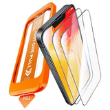 TORRAS iPhone 16e Full Fit Herdet Skjermbeskyttelsesglass - 2 Stk. - Gjennomsiktig