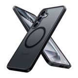 TORRAS Samsung Galaxy S25 Fleksibelt Plast Deksel - MagSafe Kompatibel - Svart