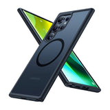 TORRAS Samsung Galaxy S24 Ultra Fleksibelt Plast Deksel - MagSafe Kompatibel - Svart