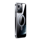 TORRAS iPhone 15 Pro UPRO Ostand Deksel med Magnetisk Støtte - Gjennomsiktig