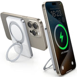 TORRAS Magnetisk 15W Powerbank 5 000 mAh med Kickstand - Hvit