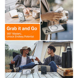 TORRAS Magnetisk 15W Powerbank 5 000 mAh med Kickstand - Hvit