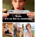 TORRAS iPhone 16 Pro Hybrid Plast Deksel m. Ståfunksjon - MagSafe Kompatibel - Gull