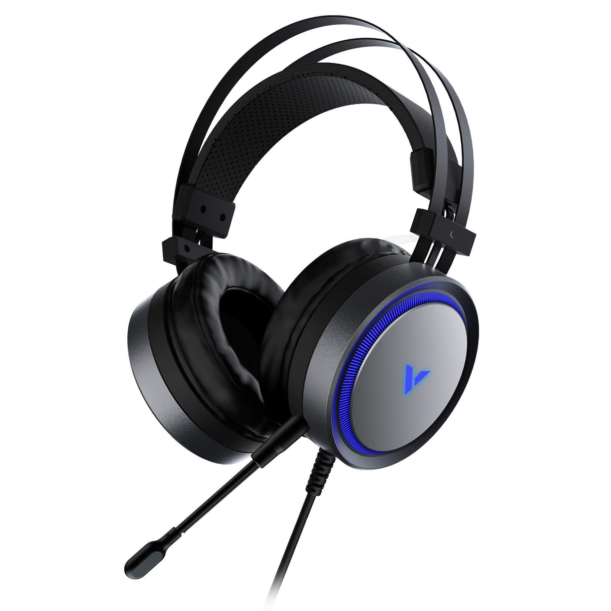 Rapoo Vpro VH530 Over-Ear Gaming Headset med 7.1 Virtual Surround Sound - Svart