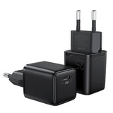 JoyRoom Mini Hurtiglader PD & PPS 25W m. USB-C til USB-C Kabel - Svart