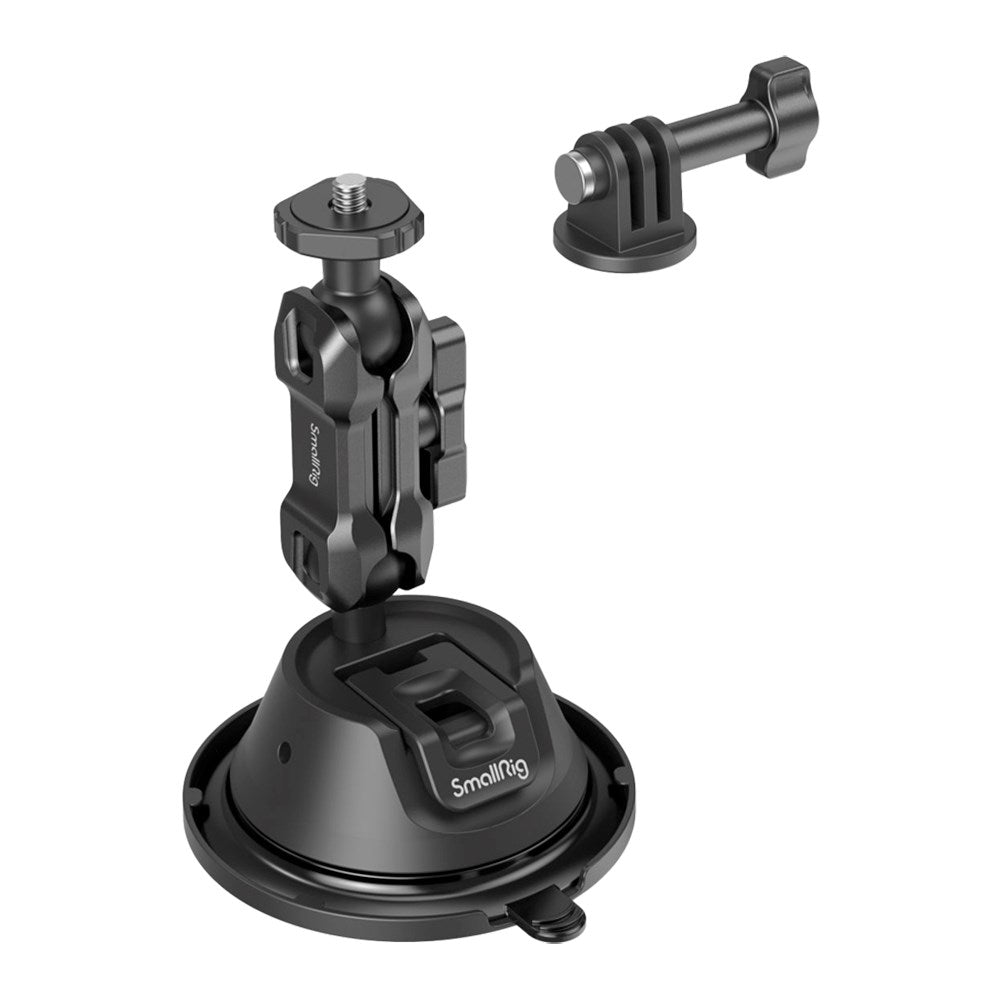 SmallRig 4193 Universal Action Kamerafeste med Sugekopp - Svart