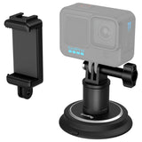 SmallRig 4347 Universal Mobile (56-86 mm) og Actionkameraholder med Magnetisk Sugekopp - Svart