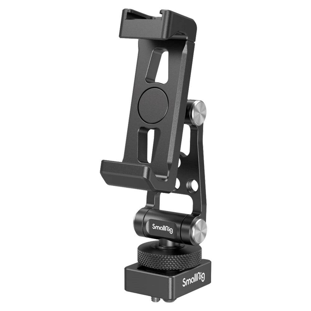 SmallRig 4301 Roterbar Mobilholder med Cold Shoe Mount - Kompatibel med DJI Gimbals (57-88 mm) - Svart