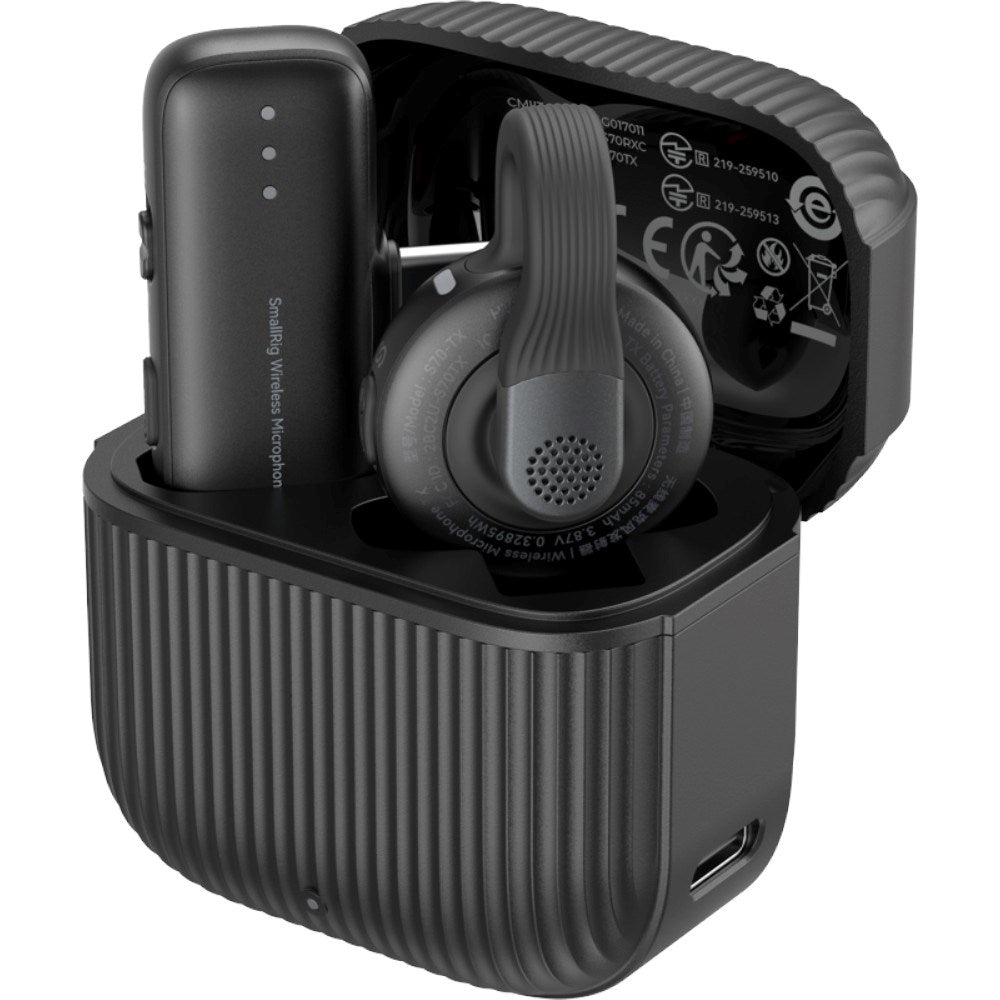 SmallRig 5718 Trådløs Mikrofon m. USB-C Adapter - Svart