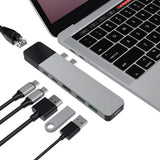 Hyperdrive Net USB-C Multi Adapter 6-i-2 - Grå