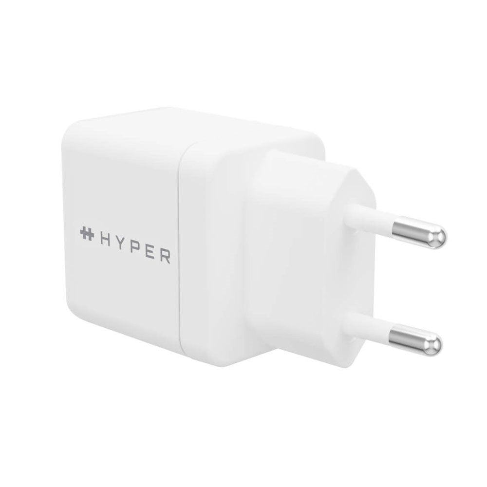 Hyper HyperJuice 35W GaN Vegglader m. 2 x USB-C – Hvit
