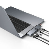 Hyper HyperDrive Duo Pro 100W 7-i-2 USB-C Hub - Grå