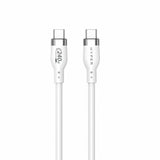 Hyper HyperJuice 240W Silikon USB-C til USB-C Kabel - 2m - Hvit