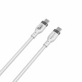 Hyper HyperJuice 240W Silikon USB-C til USB-C Kabel - 2m - Hvit