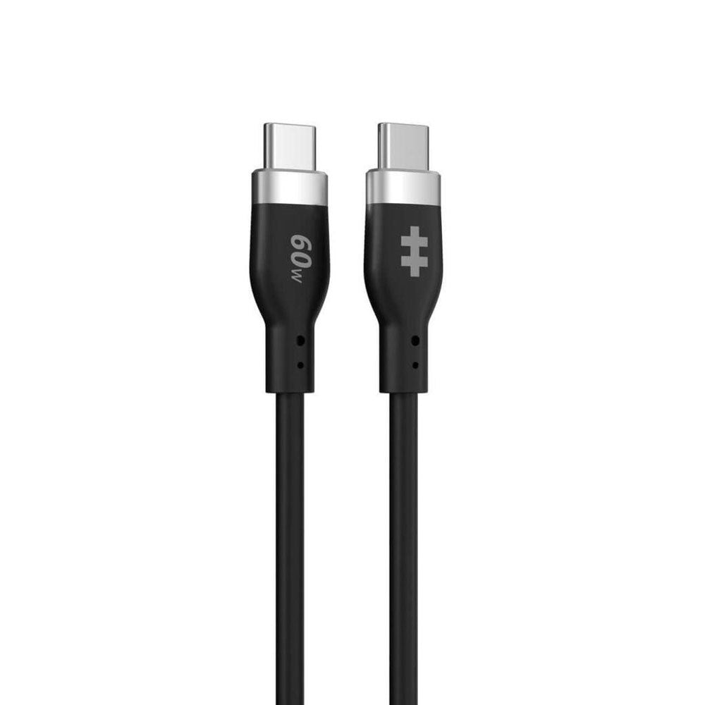 Hyper HyperJuice 60W Silikon USB-C til USB-C Kabel – 1.5m – Svart