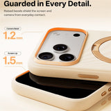 iPhone 18 Pro / 17 Pro TORRAS Ostand Q3 Wind Deksel - MagSafe Kompatibel - Beige