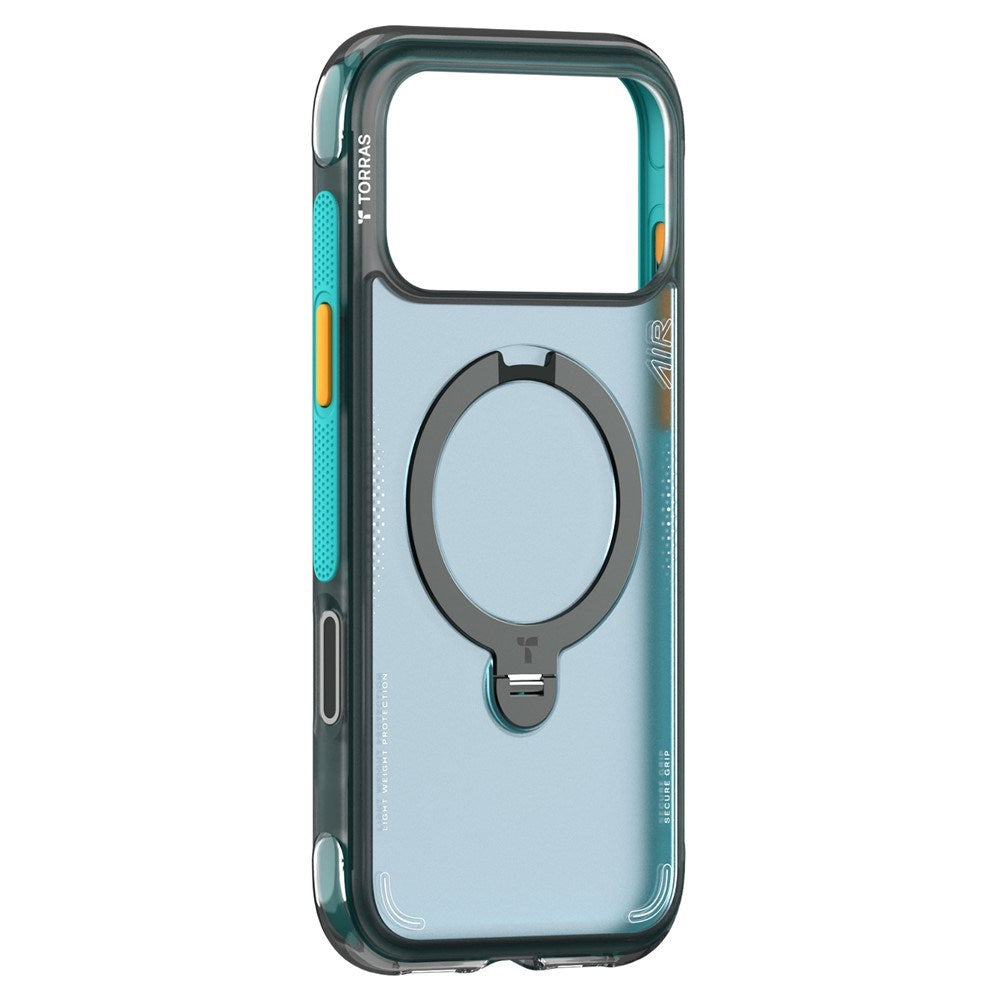 iPhone 18 Pro / 17 Pro TORRAS Ostand Q3 Air Deksel - MagSafe Kompatibel - Grønn