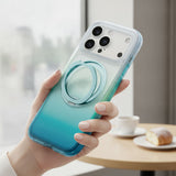 iPhone 18 Pro / 17 Pro TORRAS O3 Air Gradient Case - MagSafe Compatible - Grønn / Blue