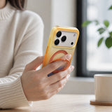 iPhone 18 Pro / 17 Pro TORRAS O3 Air Gradient Deksel - MagSafe Kompatibel - Oransje / Blå