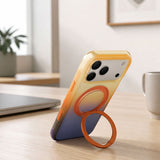 iPhone 18 Pro / 17 Pro TORRAS O3 Air Gradient Deksel - MagSafe Kompatibel - Oransje / Blå