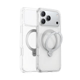 iPhone 18 Pro Max / 17 Pro Max TORRAS Ostand Q3 Spin Deksel - MagSafe Kompatibel - Gjennomsiktig